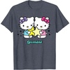 image:imageHello Kitty Zodiac Gemini Tee Shirt TShirtHeather Blue