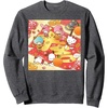 image:imageHello Kitty amp Friends Lunar New Year Calligraphy SweatshirtDark Heather Grey