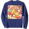 image:imageHello Kitty amp Friends Lunar New Year Calligraphy SweatshirtNavy Blue