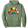 image:imageHello Kitty and Friends Kind People Pullover HoodieSage Green
