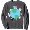 image:imageHello Kitty and Friends Sanrio Earth SweatshirtDark Heather Grey