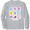 image:imageHello Kitty and Friends Square Icons Long Sleeve TShirtHeather Grey