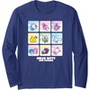 image:imageHello Kitty and Friends Square Icons Long Sleeve TShirtNavy Blue
