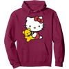 image:imageHello Kitty and Teddy Bear Hoodie Pullover HoodieBurgundy