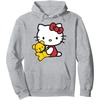 image:imageHello Kitty and Teddy Bear Hoodie Pullover HoodieHeather Grey