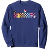 image:imageHello Sanrio Characters Checkerboard Sweatshirt SweatshirtNavy Blue
