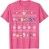 image:imageHello Sanrio Ugle Christmas Sweater Tee Shirt TShirtPink Heather