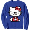 image:imageHello kitty Nerd Glasses Sweatshirt SweatshirtRoyal Blue
