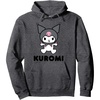 image:imageKuromi Character Front and Back Pullover Hoodie SmallDark Heather Grey
