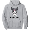 image:imageKuromi Character Front and Back Pullover Hoodie SmallHeather Grey
