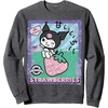 image:imageKuromi Strawberry Picking Strawberries Farm SweatshirtDark Heather Grey