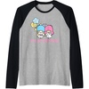 image:imageLittle Twin Stars Its My Birthday Raglan Baseball TeeBlackAthletic Heather
