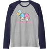 image:imageLittle Twin Stars Its My Birthday Raglan Baseball TeeNavy BlueAthletic Heather