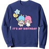 image:imageLittle Twin Stars Its My Birthday SweatshirtNavy Blue