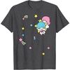 image:imageLittle Twin Stars Rainbow Stars Tee TShirtDark Heather Grey