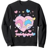 image:imageLittle Twin Stars Retro Logo Hearts Sweatshirt SweatshirtBlack