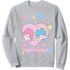 image:imageLittle Twin Stars Retro Logo Hearts Sweatshirt SweatshirtHeather Grey