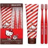 image:imageMOON x Hello Kitty Toothpaste Peppermint Hot Chocolate Flavor 42 Oz No Fluoride or Sugar Plus 2 Pack Extra Soft Bristle Toothbrushes Gentle on Gums amp Teeth for Adults amp Children 2 Years