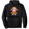 image:imageMonkichi Character Front and Back Pullover HoodieBlack