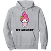 image:imageMy Melody Character Front and Back Pullover HoodieHeather Grey