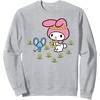 image:imageMy Melody Flower Crown SweatshirtHeather Grey