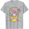 image:imageMy Melody Logo Happy Easter Tee Shirt TShirtHeather Grey