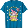image:imageMy Melody Logo Happy Easter Tee Shirt TShirtSapphire Blue