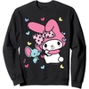 image:imageMy Melody Sweet Hearts Sweatshirt SweatshirtBlack