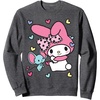 image:imageMy Melody Sweet Hearts Sweatshirt SweatshirtDark Heather Grey