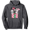 image:imageMy Melody and Kuromi Christmas Gift Hoodie Pullover HoodieDark Heather Grey