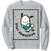 image:imagePochacco Stay Pawsitive Positive Good Energy Fun Vibes SweatshirtHeather Grey