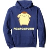 image:imagePompompurin Character Front and Back Pullover Hoodie SmallNavy Blue
