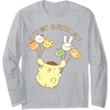 image:imagePompompurin Its My Birthday Long Sleeve TShirtHeather Grey