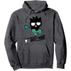 image:imageSANRIO Badtzmaru Skateboard Pullover Hoodie  Mens Adult Grey Small Classic Fit Long Sleeve Cartoon Graphic Streetwear Casual HoodieDark Heather Grey