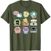 image:imageSANRIO Hello Kitty and Friends Supercute Stickers Unisex Adult Child TShirt Black Small Classic Fit Crew Neck Short Sleeve Cotton 60 Polyester 40Olive Green