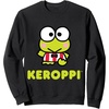 image:imageSANRIO Keroppi Character Front and Back Sweatshirt BlackBlack