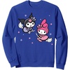 image:imageSANRIO My Melody Kuromi Little Witches Halloween Black Cotton Classic Fit Crew Neck Long Sleeve Sweatshirt with Kangaroo Pocket  Adult Unisex Size SmallRoyal Blue