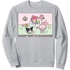 image:imageSANRIO My Melody and Kuromi Rollin with my Homebodies Black Unisex Adult SweatshirtHeather Grey