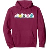 image:imageSanrio Characters Holiday Ice Skating Hoodie Pullover HoodieBurgundy