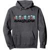 image:imageSanrio Hangyodon Funny Logo Hoodie Pullover HoodieDark Heather Grey