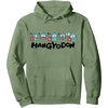 image:imageSanrio Hangyodon Funny Logo Hoodie Pullover HoodieSage Green