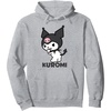 image:imageSanrio Kuromi Backside Logo Hoodie Pullover HoodieHeather Grey