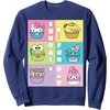 image:imageSundae Fun Day ft Sanrio Characters Ice Cream Dessert SweatshirtNavy Blue