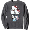 image:imageToca Life x Hello Kitty amp Friends BALLOONS SweatshirtDark Heather Grey