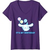 image:imageWomens Cinnamoroll Its My Birthday VNeck TShirtPurple