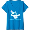 image:imageWomens Cinnamoroll Its My Birthday VNeck TShirtSapphire Blue