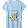 image:imageWomens Gudetama the Lazy Egg Its Meh my Birthday Confetti Party VNeck TShirtBaby Blue