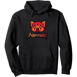 image:imageAggretsuko RAGE Rock n Roll Heavy Metal Music Pullover HoodieBlack