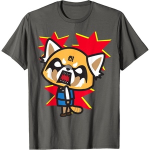 image:imageAggretsuko Rage Face Tee Shirt TShirtAsphalt Grey