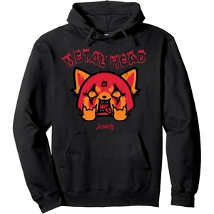 image:imageAggretsuko Rage Metal Head Hoodie Pullover HoodieBlack